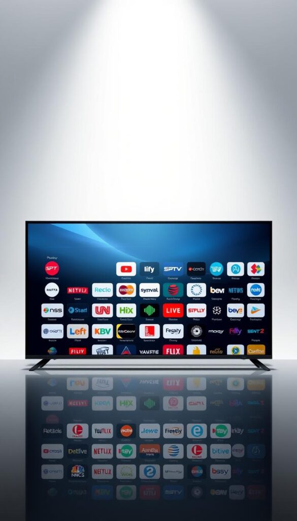 A high-resolution, detailed image of the Hoxtoon Provider IPTV channel lineup, showcased against a clean, minimalist background. In the foreground, a sleek, modern digital interface displays a comprehensive grid of channel logos, meticulously arranged in a visually appealing layout. The middle ground features subtle gradients and geometric patterns, creating a sense of depth and sophistication. The background is bathed in a soft, neutral lighting, providing a calm and professional atmosphere. The overall composition emphasizes the breadth and quality of the Hoxtoon Provider's channel offerings, conveying a sense of premium content and user-friendly accessibility.