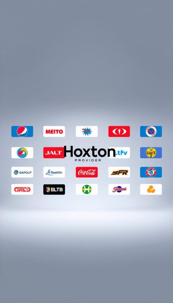 A sleek and modern IPTV interface, showcasing Hoxtoon Provider's channel lineup. A centered grid of crisp, high-definition sports channel logos, meticulously arranged against a clean, minimalist background. Subtle gradients and soft lighting create a polished, professional aesthetic. The Hoxtoon Provider brand is prominently displayed, conveying a sense of reliability and quality. The overall composition is balanced and visually appealing, reflecting the user-friendly navigation and intuitive design of the Hoxtoon platform.