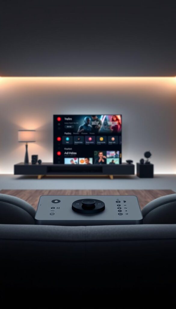 A sleek, modern interface with intuitive navigation and customizable controls. Hoxtoon Provider's user experience features a minimalist design with clean lines and subtle gradients. The foreground showcases a crisp, high-resolution display of the main menu, highlighting easy-to-use icons and a responsive layout. The middle ground reveals a selection of personalized content, seamlessly integrated for a tailored viewing experience. In the background, a soft, ambient lighting sets a calming, immersive atmosphere, inviting the user to explore Hoxtoon Provider's vast library of entertainment options.