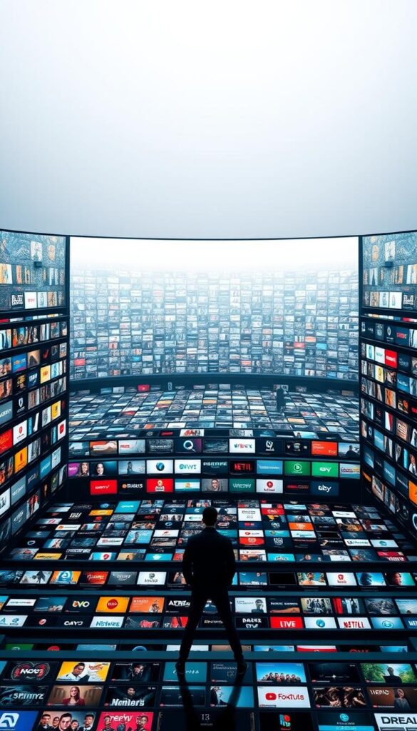 A vast library of channels stretches out before the viewer, showcased in a sleek and modern interface. The Hoxtoon Provider logo stands prominently, indicating the source of this impressive collection. In the foreground, rows of channel thumbnails and icons populate the screen, each one a gateway to a diverse range of content. The middle ground features a sweeping panorama of the channel library, with categories and genres neatly organized. In the background, a subtle gradient or patterned backdrop adds depth and visual interest, complementing the overall design. The lighting is soft and even, creating a sense of clarity and professionalism. The camera angle is slightly elevated, allowing the viewer to take in the full scope of the library. The overall mood is one of abundance, curation, and technological sophistication, reflecting the Hoxtoon Provider's commitment to providing a comprehensive and user-friendly IPTV experience.