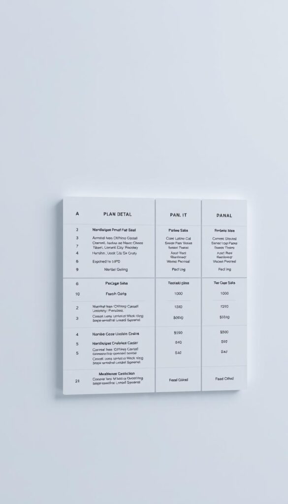 Prompt A sleek, modern interface showcasing Hoxtoon Provider's IPTV subscription plans for Dubai, set against a minimalist background. The plan details are displayed on a series of clean, rectangular cards, highlighting the various package options, channel lineups, and pricing tiers. The layout is visually appealing, with subtle gradients and elegant typography, conveying a sense of professionalism and reliability. The overall tone is one of sophistication and attention to detail, reflecting the high-quality IPTV services offered by Hoxtoon Provider in the Dubai market.